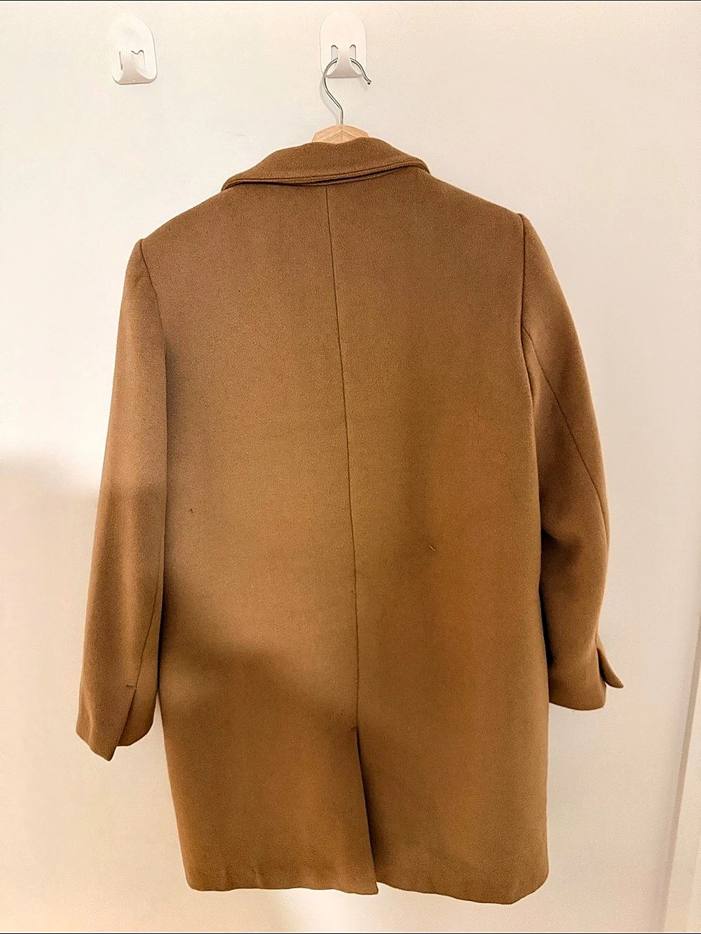 Zara Camel Single-Button Coat - Picture 2 of 3
